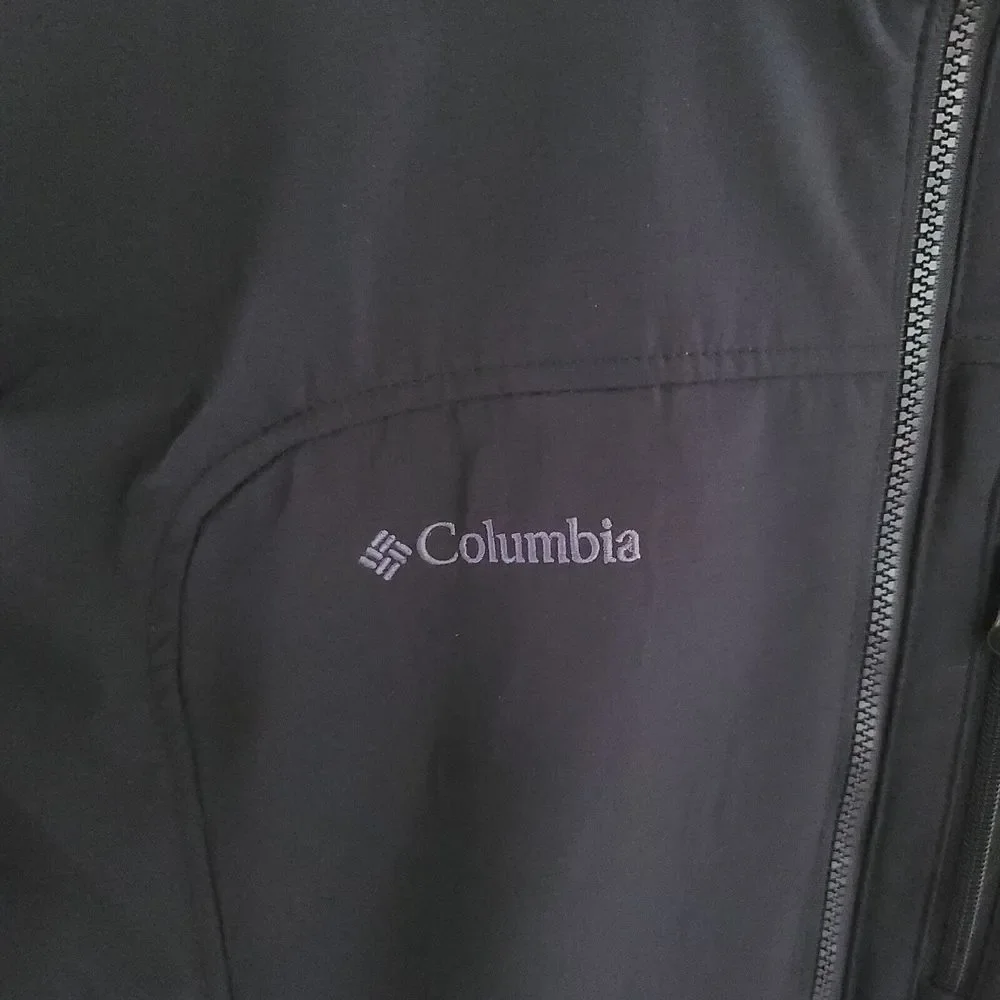 Columbia Interchange Core XCL Softshell Full Zip Black Jacket Men’s Size XL
